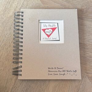 Beige Spiral Medical Journal